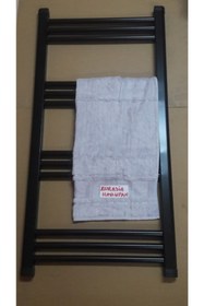 Resim Eurasia Havlupan Towel Radiator 500x1200 15 Borulu Siyah Havlupan 