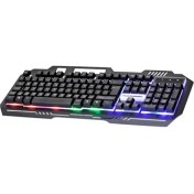 Resim Hadron Renkli Işıklı klavye 