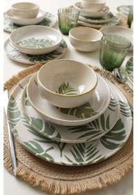 Resim Keramika Forest Yemek Takımı 24 Parça 6 Kişilik 22726-27-28 Yeşil 