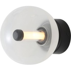 Resim Mediterian Modern siyah metal yatak başlığı ve salon aplikasyonu, E14 duy tipi, şık tasarım 