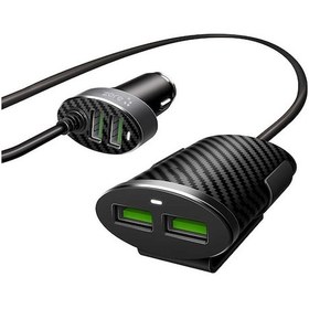 Resim Ardemix Zr-c502 2+2 Araç Şarj Seti - Siyah Siyah 