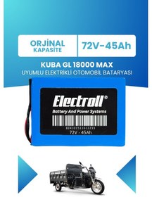 Resim Kuba Gl18000 Max Uyumlu Batarya Lifepo4 72v 45ah 
