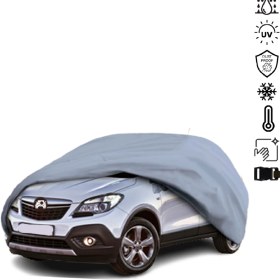 Resim Teksin Opel Mokka (2012-2016) Araba Brandası Su Geçirmez Miflonlu 4 Mevsim Kullanıma Uygun 