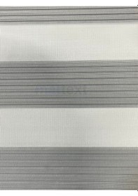 Resim Gri Dar Plise Zebra Perde Gri 