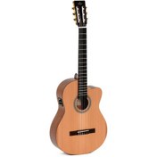 Resim Sigma CMC-STE Elektro Klasik Gitar (Natural) 