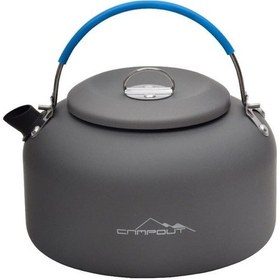 Resim Nurgaz Campout Klasik Çaydanlık 1.4 Litre Gri 