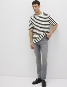 Resim Mavi - Kvnç Gri Mavi Black 90S Jean Pantolon 001070-83703 Gri 