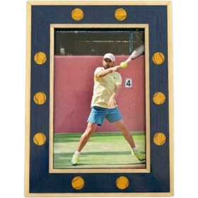 Resim Carlos, %100 Natural Tenis Topu Dekoratif Resim Çerçevesi 