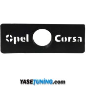 Resim Corsa C Çakmaklık Çerçevesi Opel Corsa yazılı 