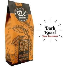 Resim Oze Special Blend Dark Roast Filtre Kahve 250G French Press 