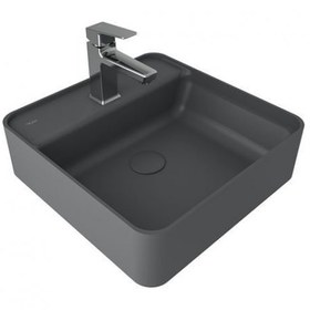 Resim Smartedge 45*45 Kare Lavabo Mat Antrasit Gri 