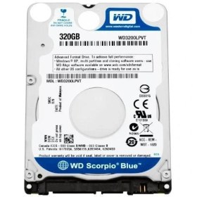 Resim WD Blue 320GB 8MB Sata 3Gb/s Harddisk WD3200LPVT 