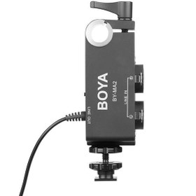 Resim Boya BY-MA2 Çift Kanallı XLR Mikrofon Ses Mikseri 