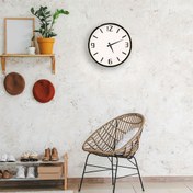 Resim Casa Dora Metal Krom Modern Duvar Saati - 40 cm 