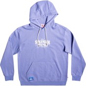 Resim Quiksilver Erkek Sweatshirt Official Logo Mor 