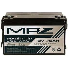 Resim Maz Akü 12 Volt 120 Amper Ah Kuru Agm Vrla Ups Akü Yeni Üretim-93142 