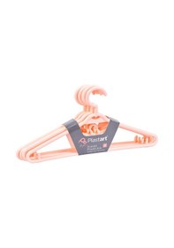 Resim Plastart Kravat Askılı Elbise Askısı6'lı Paket Pudra 