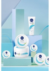 Resim Nivea Lip Hdr Cr Hydro Care Renksiz Dudak Bakım Kremi SPF15 4.8 G + Soft Nemlendirici Vücut Kremi 300 ML 