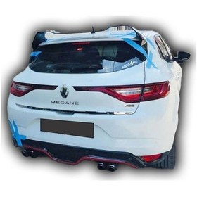 Resim Renault Megane 4 Uyumlu Yedek Parça Hb Rs Spoiler Boyasız 