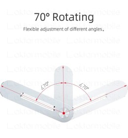 Resim AktarMobile Monitör & Laptop Için Mıknatıslı Telefon Tutucu - Katlanabilir - Cnc Kesim - Alüminyum Alaşım 