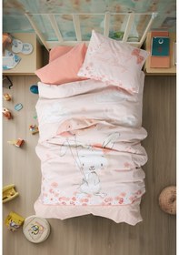 Resim Cotton Box Bebek Nevresim Takımı Rapeti Somon 