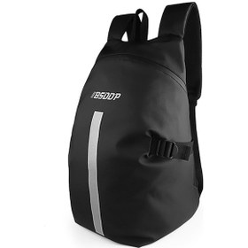 Resim Reedark Bsddp Rh-a0809 Erkekler İçin Çift Fermuarlı Reflektif Motosiklet Kask Çantası Siyah 