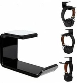 Resim Oyuncu Kulaklık Standı Gaming Masa Askı Akrilik Mobilya Raf Stand Headphone Ünitesi Stant Tutucu 