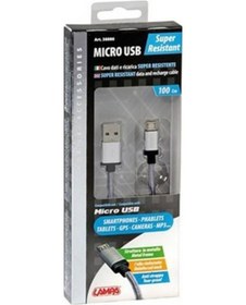 Resim Lampa Micro USB Ekstra Güçlü Hızlı Şarj Kablosu 100 cm 38886 