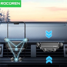 Resim Rocoren Havalandırma Izgara Klipsli Araç İçi Telefon Tutucu 