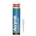 Resim Soudal Acryrub Akrilik Mastik 500 gr Gri 