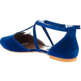 Resim Fox Shoes Saks Mavi Kadın Babet D726537302 Saks Mavisi 