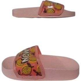 Resim Gezer Kız Çocuk Pembe Sarı Limonlu Ultra Hafif Günlük Terlik GZEER10-11 