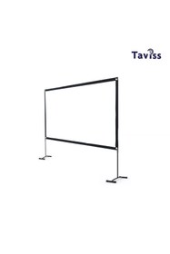 Resim Taviss 120 Inç 276x157 Cm Standlı Açık Alan Projeksiyon Perdesi 