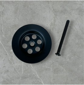 Resim İSAOĞLU YAPI Siyah Lavabo Sifonu Siyah Lavabo Süzgeci Bütün Lavabolara Uygun Siyah Gider Sifon 