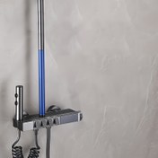 Resim 1 adet 30.0 cm Boru Uzatma Tüpü, Daha Uzun Duş Borusu, Duş Yüksekliğini Artırın, Duşa Ulaşım Kaydırak Çubuğu için, Banyo Aksesuarları, Kolay Kurulum 
