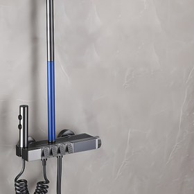 Resim 1 adet 30.0 cm Boru Uzatma Tüpü, Daha Uzun Duş Borusu, Duş Yüksekliğini Artırın, Duşa Ulaşım Kaydırak Çubuğu için, Banyo Aksesuarları, Kolay Kurulum 