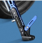 Resim Xuweiwei 1 Adet Cnc Alüminyum Alaşım Ayarlanabilir Red Yan Sehpa Dayanıklı Kaydırmaz 