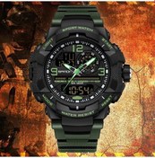 Resim Oldfriend Sanda Yeşil Erkek Su Geçirmez Spor Saati Lüminesans Ekran Takvim Kronometre Dayanıklı Diğer 