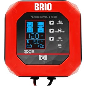 Resim Brio Akü Şarj Cihazı 12v-24v 15a 