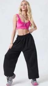 Resim Geniş Erkek Eşofman Patikisi 482152478 Siyah 