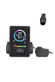 Resim heugers M7C-2 Renkli Elektrikli Bisiklet Ekranı – 6 Pin, 36V, RKS Uyumlu Modifiye Gösterge 