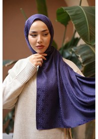 Resim Deluxe Şal 40003-08 Mor 