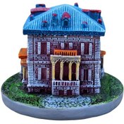 Resim Suntek Mini Peri Evi İki Katlı Villa Bonsai Reçine Mini 