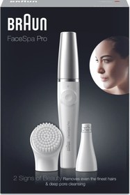 Resim Braun Islak Kuru Şarjlı Facespa Pro 910 2in 1 Yüz Epilatörü 