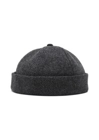 Resim Takı Dükkanı Kışlık Yünlü Retro Docker Cap Takke Leon Bere Unisex Şapka cp236 