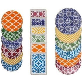 Resim Porland 04AP021276 Morocco 18 Parça 6 Kişilik Ikram Ve Kahvaltı Takımı Çok Renkli 