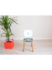 Resim Popcorn Kids Apple Polar Aktivite Sandalye 2 - 6 Yaş 