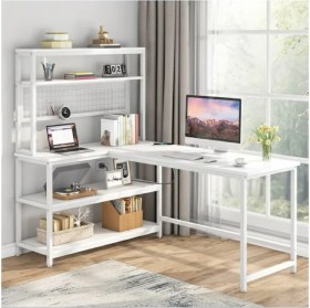 Resim 89014 160CM Çalışma Masası Oyuncu Masası Bilgisayar Masası Ders Laptop Beyaz 