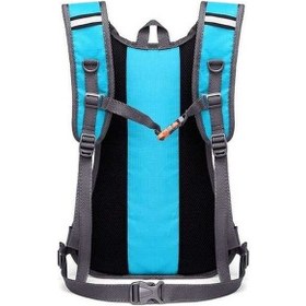 Resim Pazly Outdoor Hafif Sırt Çantası - Suya Dayanıklı, Bisiklet, Kamp, Yürüyüş İçin Ideal Mavi Mavi 