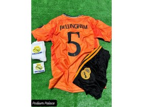 Resim 2024/25 R.e.a.l M.a.d.r.i.d Jude Belingham Yeni Sezon Iç Saha Çocuk Forması 4'lü SET(TURUNCU)ZYN26 